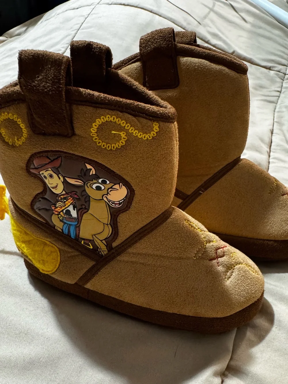 Toy Story Woody Graphic cowboy boots house shoes size 9/10